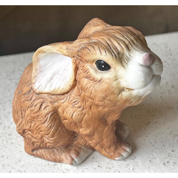 River Shore Snuggle Bunnies Ceramic Rabbit Figurine Detailed Collectible - Picture 2 of 9
